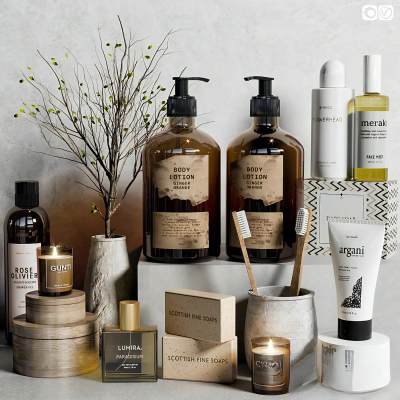 现代沐浴露洗涤用品